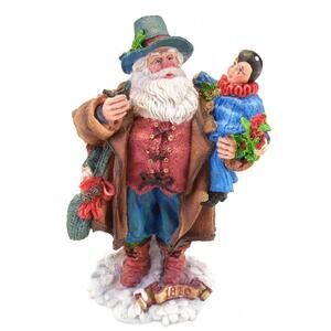 6.75" American Santa Through the Decades 1810 The Cloth Like Santa #66941 1993